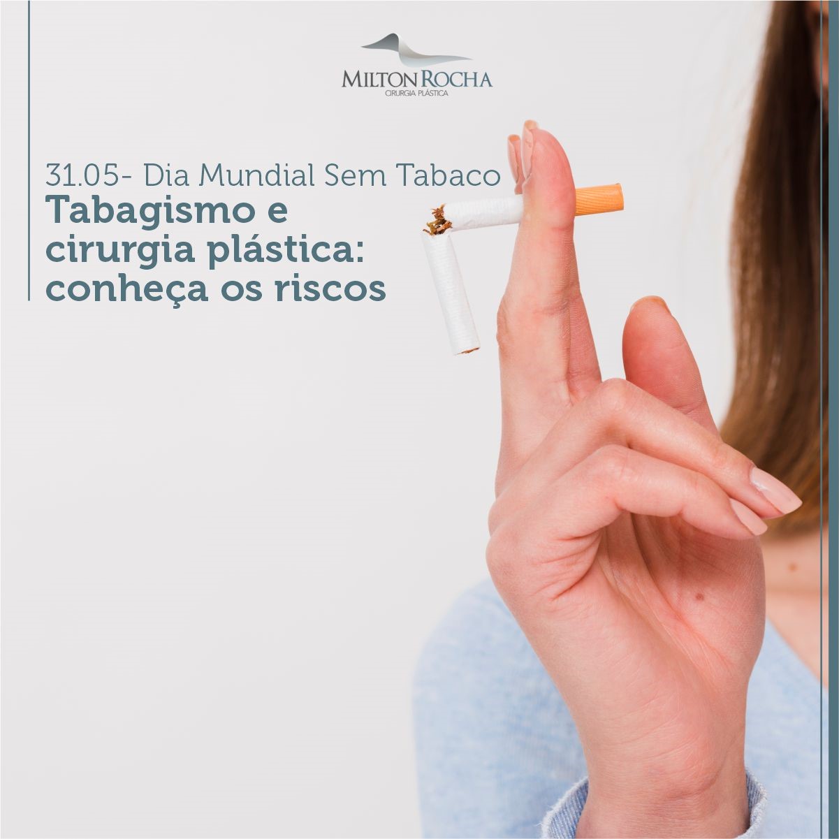 You are currently viewing Cirurgia Plástica Recife – Dia Mundial Sem Tabaco – Tabagismo e cirurgia plástica: conheça os riscos